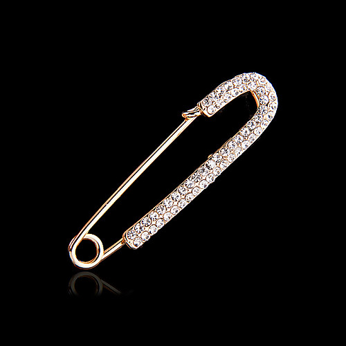

Men's Women's Couple's Brooches Stylish Brooch Jewelry Golden Silver For Wedding Party Dailywear Daily