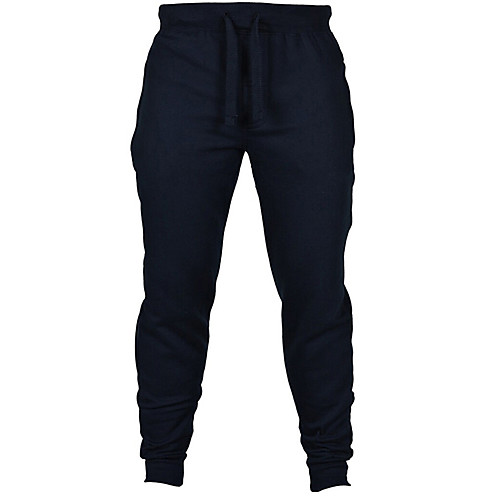 

Men's Active Cotton Slim Sports Weekend Active Slim Sweatpants Pants Solid Colored Full Length Black Navy Blue Light gray