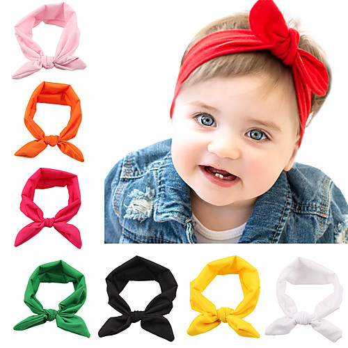 

baby knot headbands solid color turban infant hair accessories