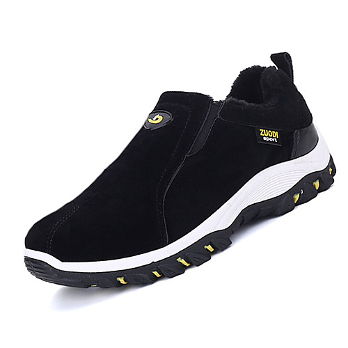

Men's Sneakers Casual Outdoor Trail Running Shoes Suede Slip Resistant Black Yellow Gray Fall Spring / EU41
