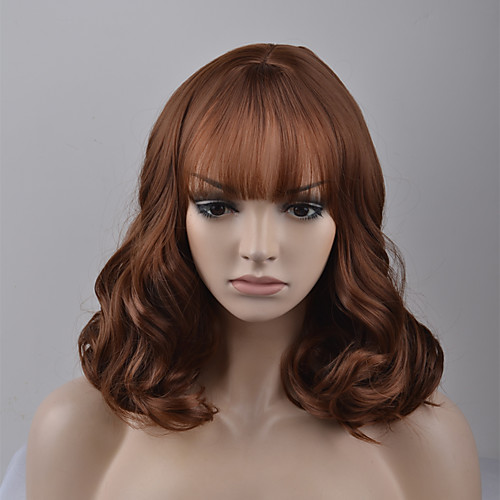 

Synthetic Wig Loose Wave Loose Wave Wig Brown Synthetic Hair Women's Brown