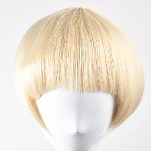 

Synthetic Wig Straight Straight Bob Wig Blonde Short Golden Blonde Synthetic Hair Women's Blonde