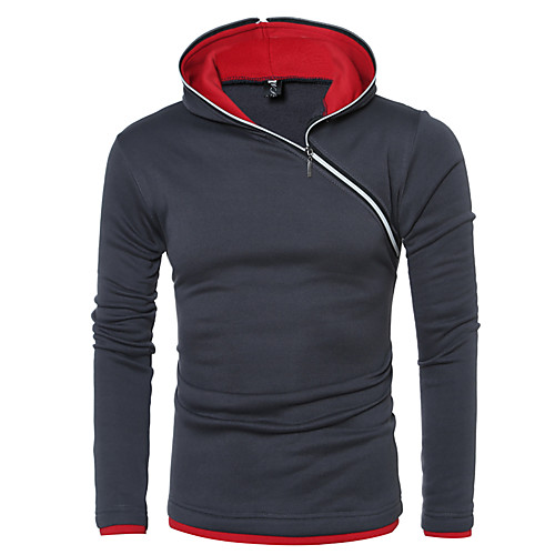 

Men's Hoodie Zip Up Hoodie Leopard Hooded Daily Hoodies Sweatshirts Long Sleeve Long Black Blue Royal Blue