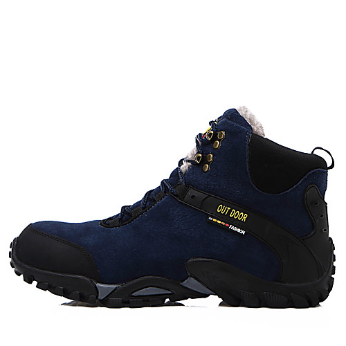 

Men's Boots Fashion Boots Cowboy Western Boots Casual Casual Outdoor Hiking Shoes Spandex Leather Suede Booties / Ankle Boots Black Blue Fall Winter / Rivet