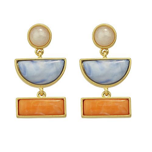 

Women's Drop Earrings Ladies Turquoise Earrings Jewelry Orange For Daily