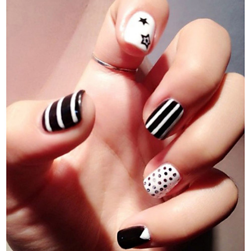 

12 pcs new hollow out one nail art prints template hollow out creative diy decals