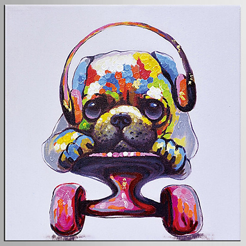 

Oil Painting Hand Painted - Pop Art Classic Modern Stretched Canvas