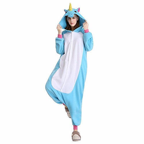 

Adults' Kigurumi Pajamas Unicorn Horse Pony Onesie Pajamas Velvet Mink Purple / Pink / Fuchsia Cosplay For Men and Women Animal Sleepwear Cartoon Festival / Holiday Costumes