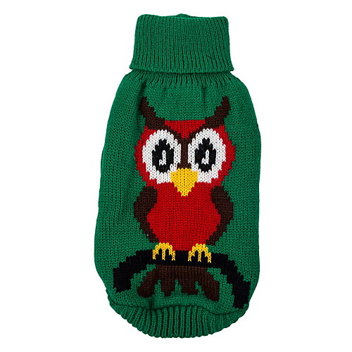 

Dog Sweater Christmas Winter Dog Clothes Green Red Costume Cotton Animal XS S M L XL