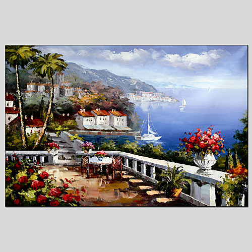 

Print Stretched Canvas Prints - Landscape Classic Mediterranean Art Prints