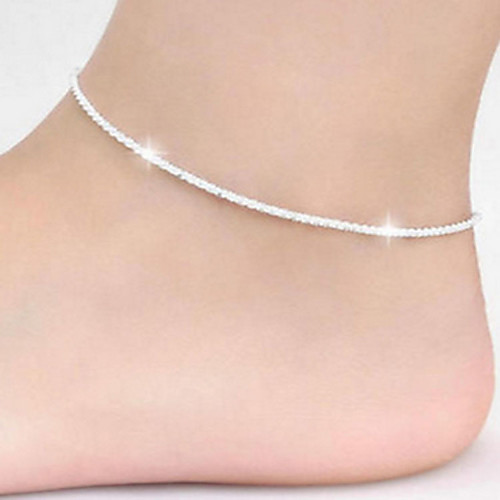 

Anklet Simple Simple Style Small Women's Body Jewelry For Daily Casual Copper Silver