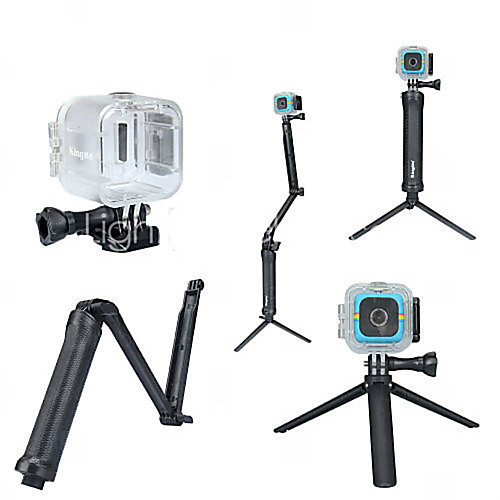 

Waterproof Housing Case Monopod Tripod For Action Camera Polaroid Cube Diving Surfing Universal Polycarbonate