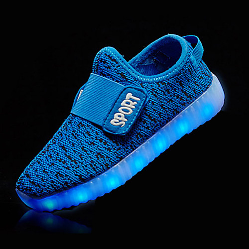 

Boys' LED / Comfort / LED Shoes Knit Trainers / Athletic Shoes Little Kids(4-7ys) / Big Kids(7years ) LED / Luminous Black / Yellow / Dusty Rose Fall / TR