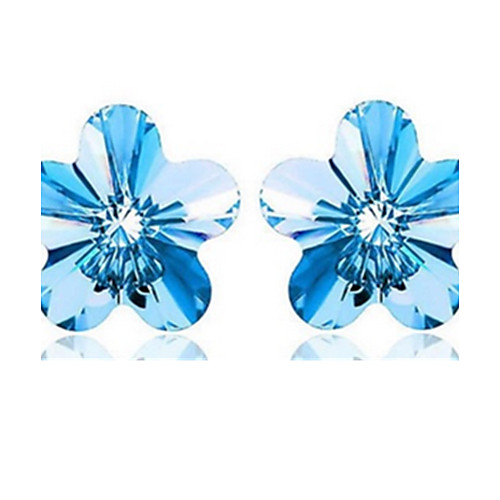 

Women's Stud Earrings Sterling Silver Earrings Jewelry Blue For Party