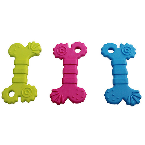 

Chew Toy Bite Bone Cat Dog Pet Toy Bone Rubber Gift