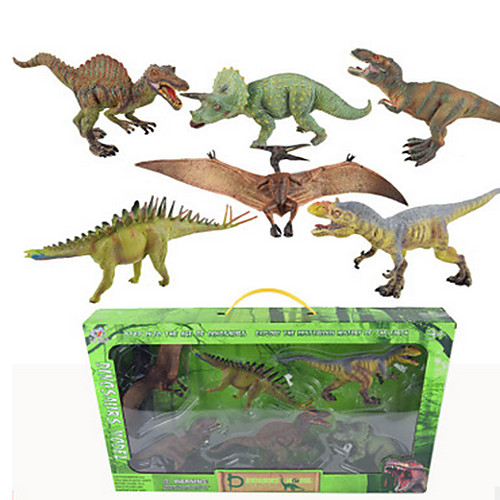 

Pretend Play Model Building Kit Dinosaur Plastic 6 pcs