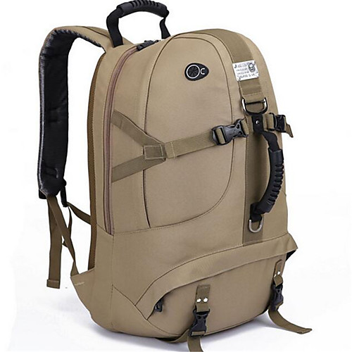 

40 L Hiking Backpack Cycling Backpack Commuter Backpack Waterproof Breathable Shockproof High Capacity Outdoor Camping / Hiking Climbing Leisure Sports Nylon Light Brown