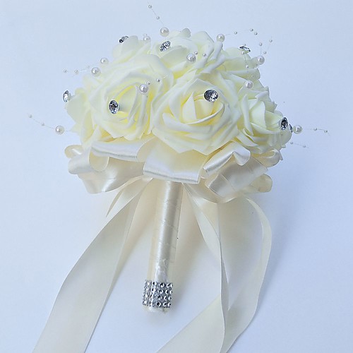 

Wedding Flowers Bouquets Wedding / Party / Evening Foam / Satin 9.84(Approx.25cm)