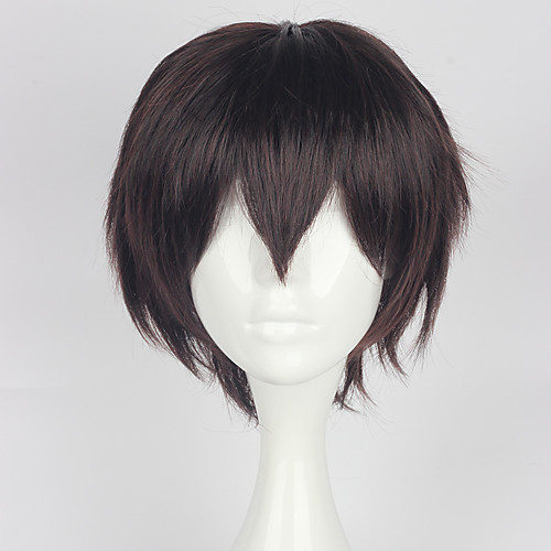 

Cosplay Cosplay Cosplay Wigs Men's 14 inch Heat Resistant Fiber Black Anime