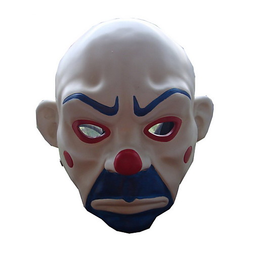 

Mask White & Ink Blue & Red Resin Cosplay Accessories Halloween / Carnival / New Year
