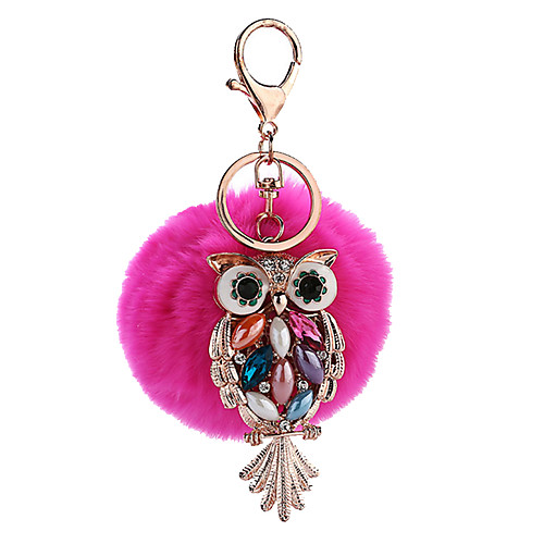 

Sphere Plush Metal For Birthday Key Chain
