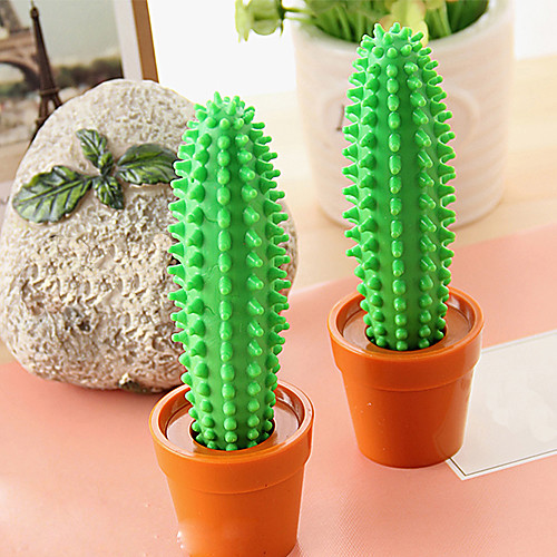 

Special Design Green Cactus Shaped Ballpoint Pen For School / Office