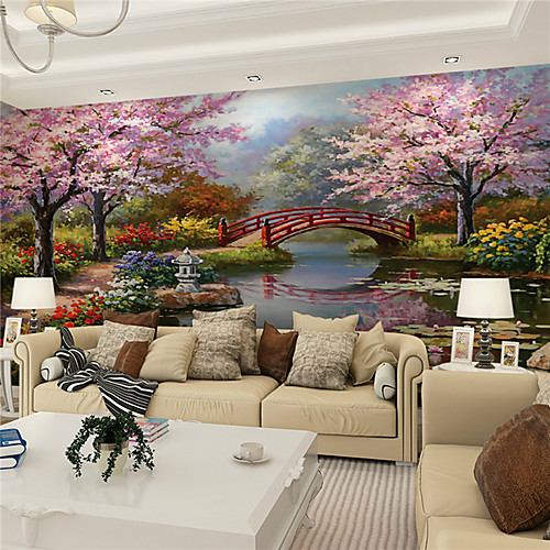 

Mural Canvas Wall Covering - Adhesive required Art Deco / 3D