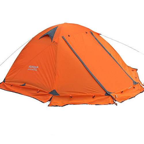 

FLYTOP 2 person Tent Outdoor Portable Rain Waterproof Warm Double Layered Camping Tent >3000 mm for Hiking Camping Traveling PVC(PolyVinyl Chloride) Oxford