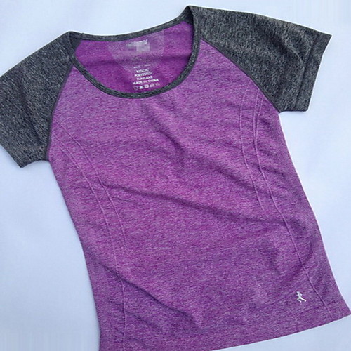 

Women's Running T-Shirt 1 pc Yoga Running Exercise & Fitness Breathable Quick Dry Sweat-wicking Sportswear Sweatshirt Top Short Sleeve Activewear Stretchy