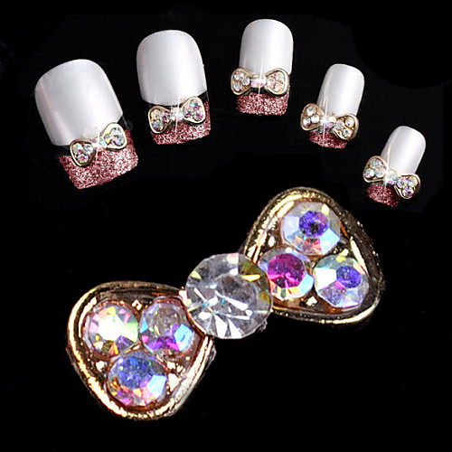 

10 pcs Metal Nail Kits Lovely Classic Daily Nail Jewelry for Finger