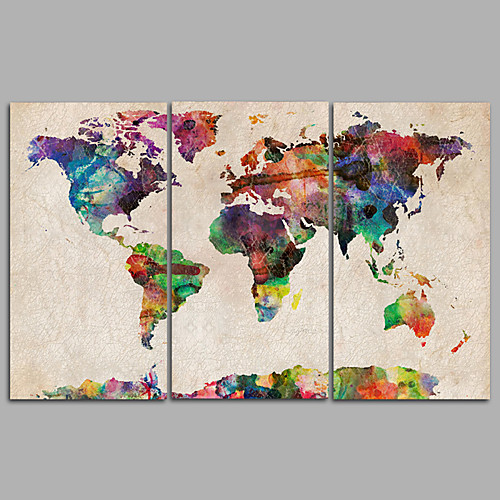 

Print Rolled Canvas Prints - Landscape Modern Three Panels Art Prints