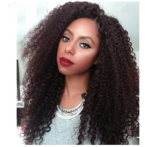 3 Bundles Peruvian Hair Afro Curly Human Hair Natural Color Hair