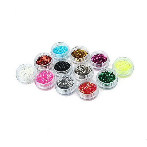 

12 pcs Sequins For nail art Manicure Pedicure Daily Fashion