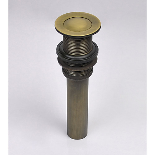 

Faucet accessory - Superior Quality - Vintage Brass Pop-up Water Drain Without Overflow - Finish - Antique Brass