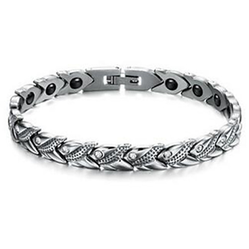 

Women's Chain Bracelet Steel Bracelet Jewelry Silver For Casual