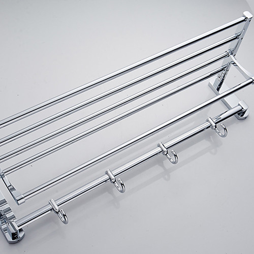 

Towel Bar Modern Stainless Steel 1 pc - Hotel bath Double