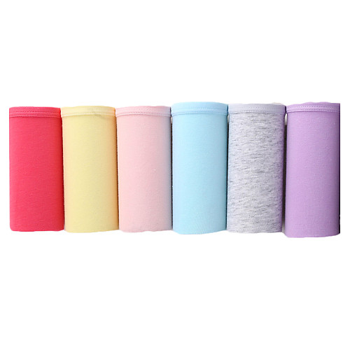 

Women's Cotton Seamless Panty Solid Colored Low Waist Rainbow M L XL