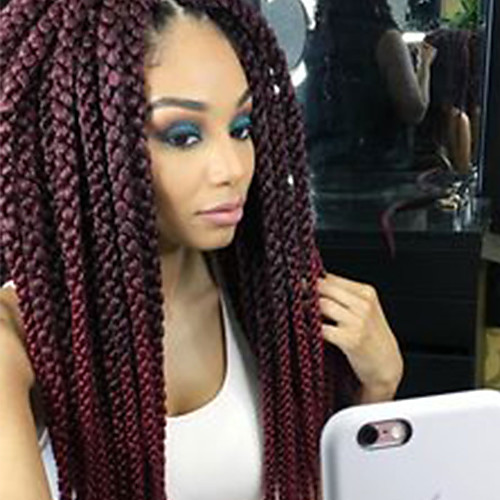 

Faux Locs Dreadlocks Havana Twist Box Braids Ombre Synthetic Hair Braiding Hair 12 roots / pack