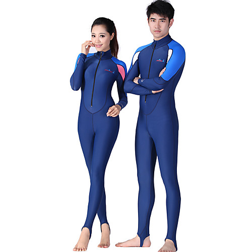 

Dive&Sail Men's Rash Guard Dive Skin Suit 1mm Elastane Swimwear Diving Suit SPF50 Full Body Long Sleeve Swimming Diving Surfing Patchwork