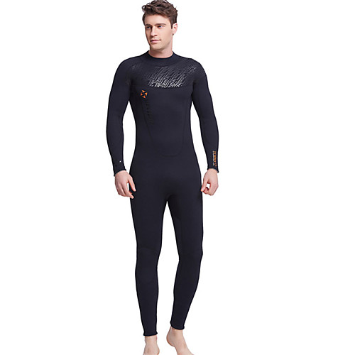 

Dive&Sail Men's Full Wetsuit 3mm Neoprene Diving Suit Thermal / Warm Waterproof UV Sun Protection Long Sleeve Swimming Diving Surfing Spring Summer Fall / Breathable / Quick Dry / Limits Bacteria