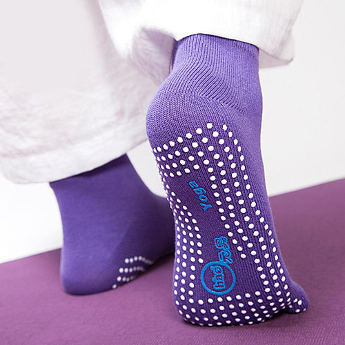 

Toe Socks Yoga Socks 1 Pair Women's Socks Grip Socks Toe Socks Breathable Wearable Non-Skid Sweat-wicking Comfortable Ballet Pilates Dance Barre Sports Cotton Black Purple Blue / Stretchy / Non Slip