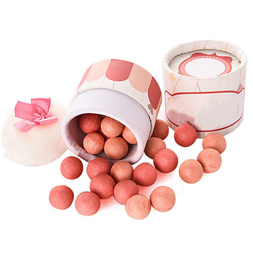 

1box-women-brand-makeup-face-powder-blush-sleek-shimmer-pink-naked-palette-blusher-ball-blush-with-brush