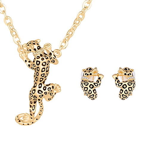 

Women's Jewelry Set Rings Set Animal Ladies Earrings Jewelry Gold / Silver For Wedding Party Daily Casual / Necklace
