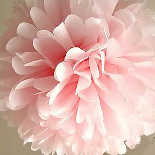 

10Pcs Paper Flower Balls For Home Wedding Party Car Decoration Crafts