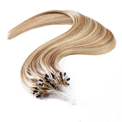 

Micro Ring Hair Extensions Hair Extensions Human Hair 1pack Pack Straight Ombre Hair Extensions