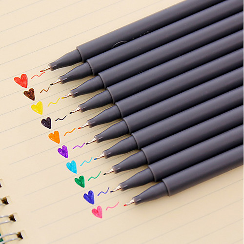 

Gel Pen Pen Water Color Pens Pen, Plastic Red / Black / Blue Ink Colors For School Supplies Office Supplies Pack of