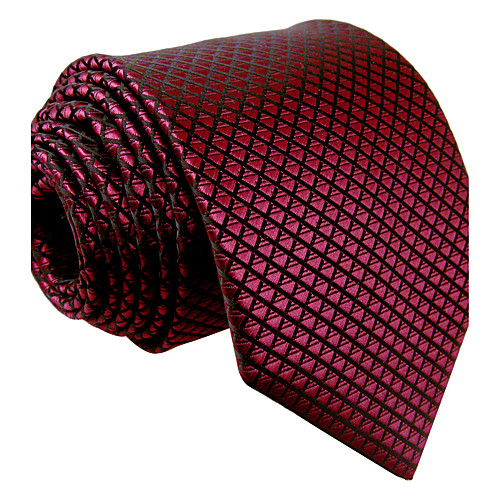 

Men's Party / Work / Basic Necktie - Jacquard / Solid Colored Basic