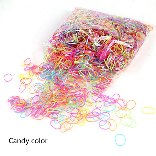 

Elastics & Ties Hair Accessories Silicon Rubber / Plastic Wigs Accessories Girls' 2000 pcs pcs cm