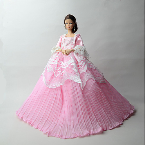 

Princess Dresses For Barbie Doll Organza Dress For Girl's Doll Toy