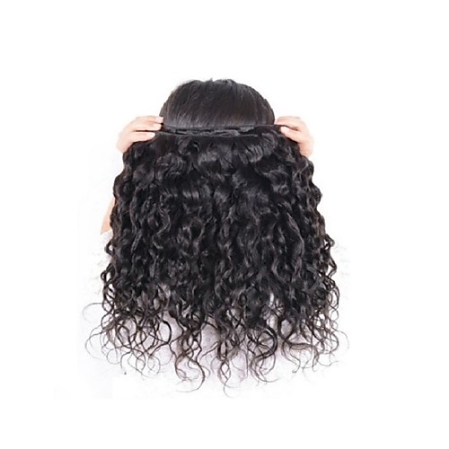 

Human Hair Remy Weaves Natural Wave Peruvian Hair 500 g More Than One Year